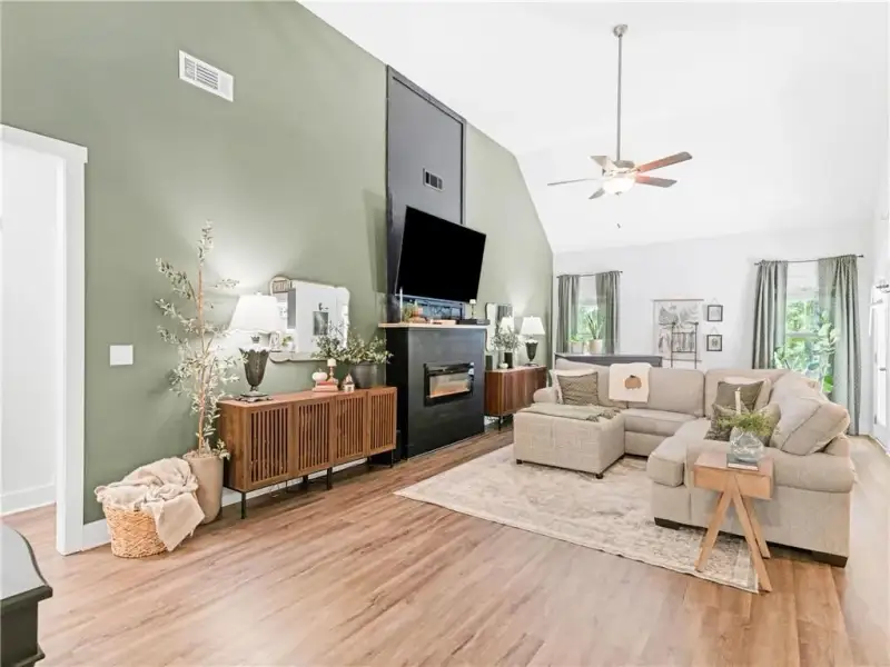 Furnished interior view inside a new home in , Monticello (Image 15).