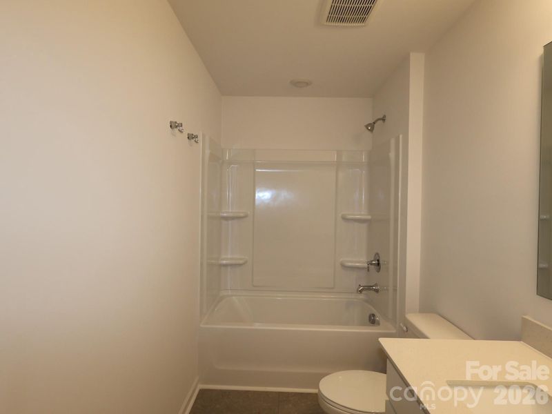Secondary bathroom