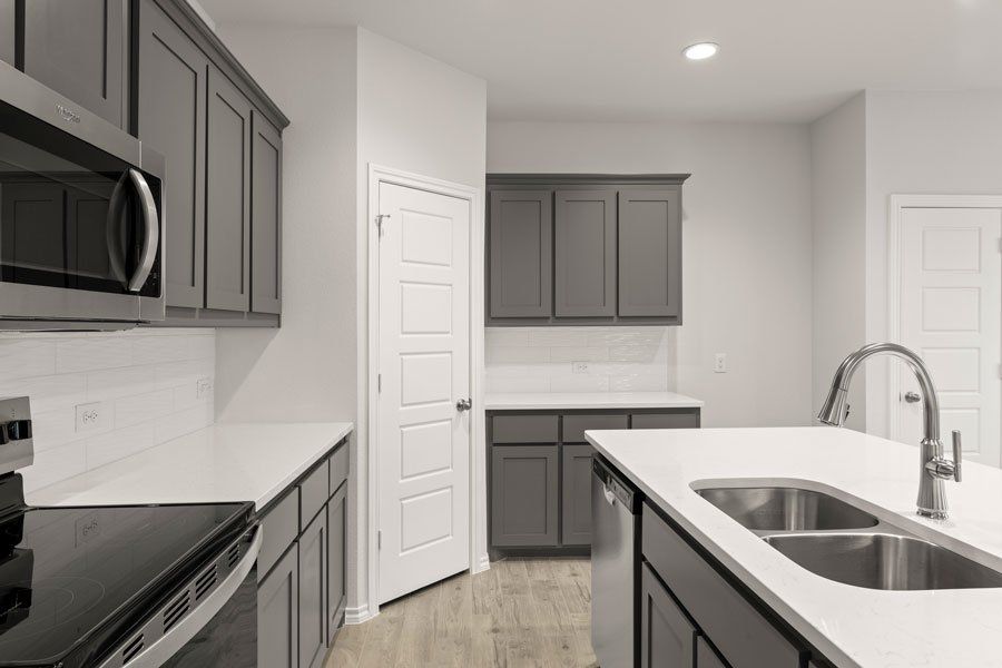 Representative exterior photo of a completed home built from the Mesquite by Impression Homes in Creekside Ranch, Blue Ridge, TX (Image 5). Representative exterior photo of a completed home built from the Mesquite by Impression Homes in Creekside Ranch, Blue Ridge, TX (Image 5).