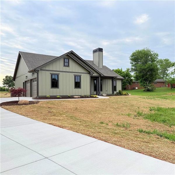 Front exterior of a new home in , Morganton, GA, highlighting curb appeal (Image 16).