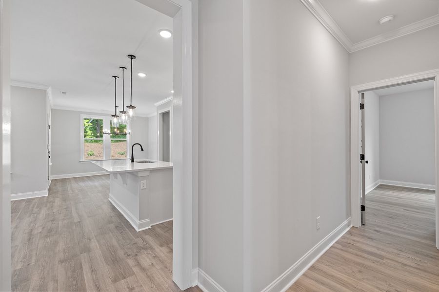 Representative unfurnished interior of a home built from the The Ellery by RobuckHomes in Baylee Ridge, Selma (Image 44).