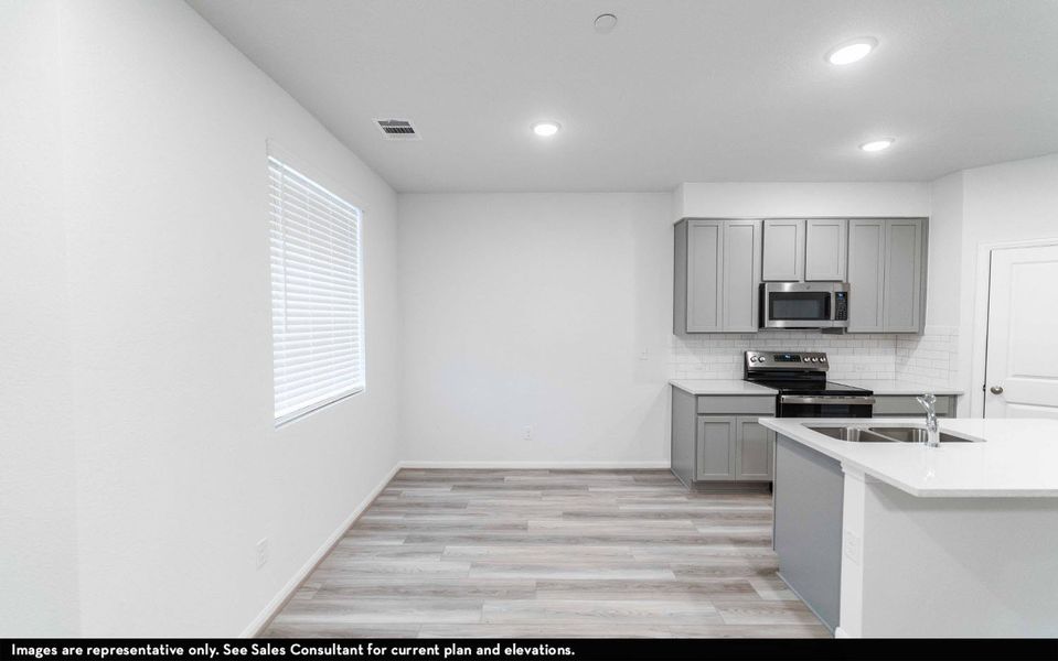 Furnished interior view inside a new home in Municipal Drive Townhomes, Leander (Image 6).