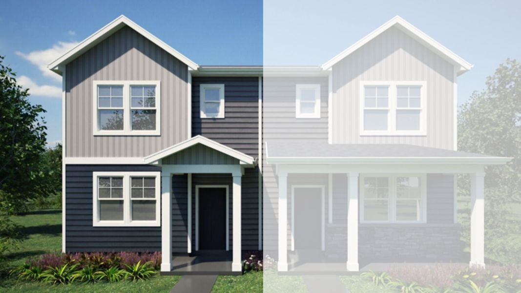 Representative exterior photo of a completed home built from the PALMER by D.R. Horton in Vista Meadows, Fort Lupton, CO (Image 6).