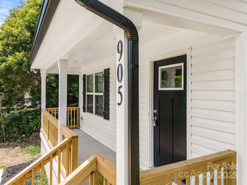 Exterior details and patio area of a home in , Albemarle (Image 19).