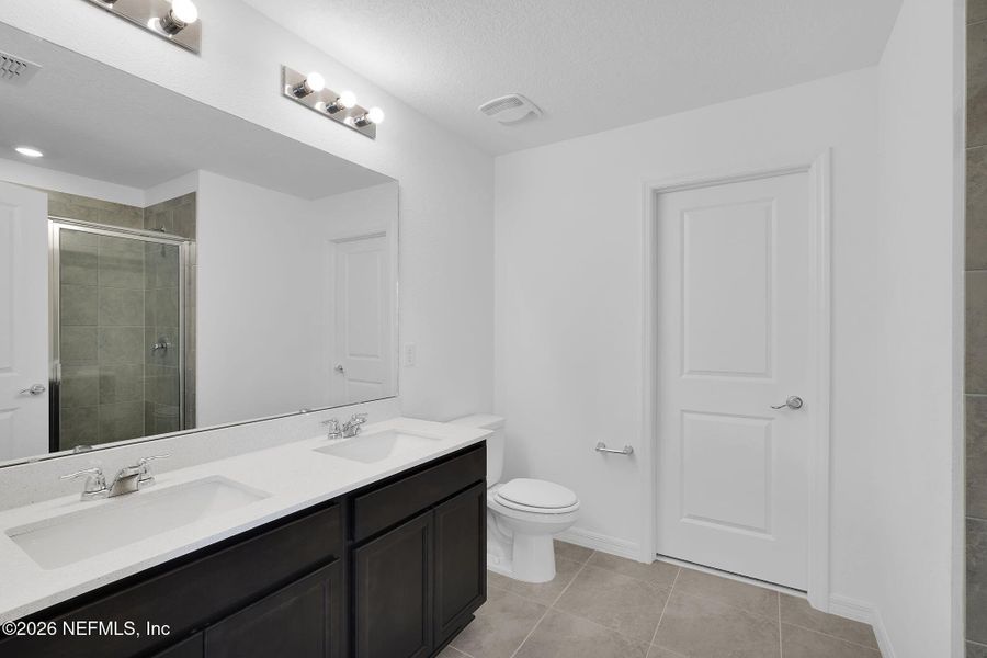 Furnished interior view inside a new home in Wells Landing, Jacksonville (Image 15).