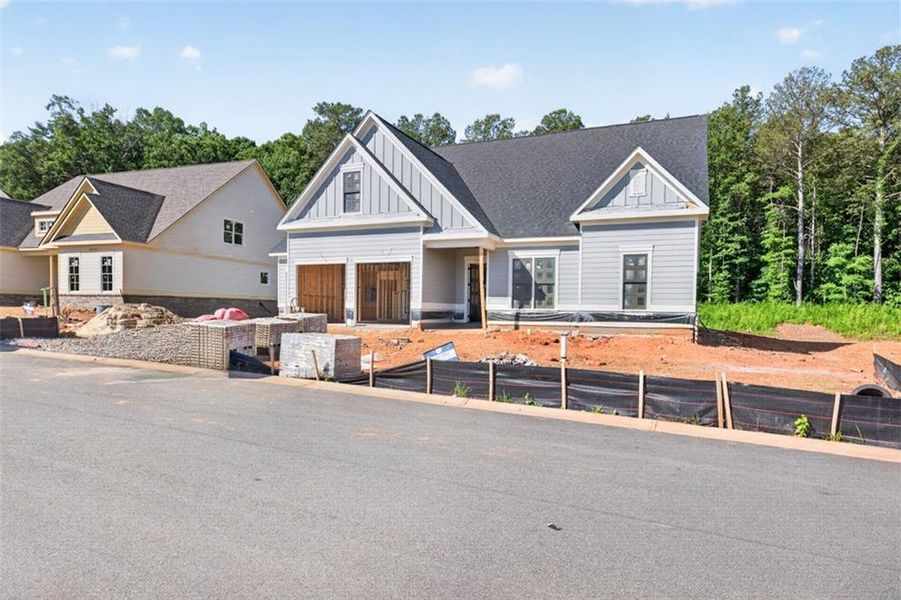 In-progress construction of a new home in , Statham, GA (Image 6).