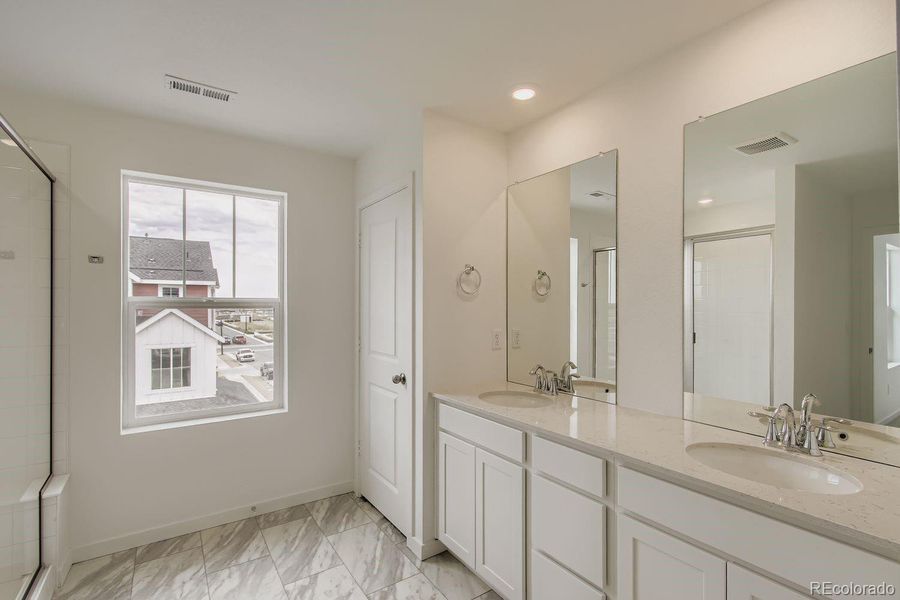 Furnished interior view inside a new home in Parterre: The Skyline Collection, Thornton (Image 5).