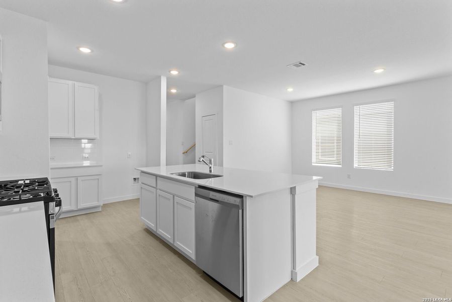 Furnished interior view inside a new home in Espada, San Antonio (Image 6).
