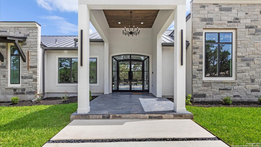 Exterior details and patio area of a home in , San Antonio (Image 3).
