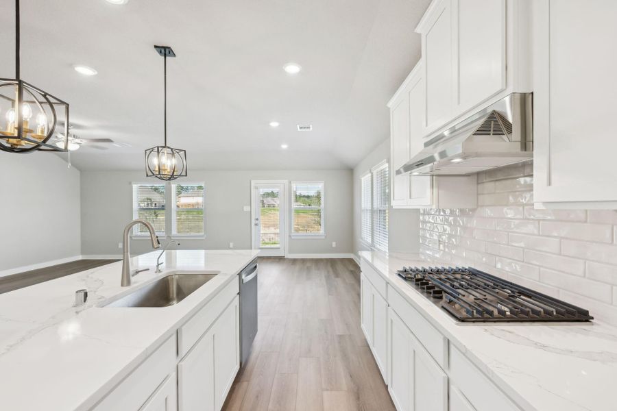 Furnished interior view inside a new home in Landing Meadows - Traditional Series, New Caney (Image 12).