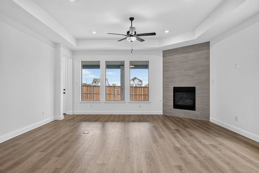 Spacious, unfurnished interior of a new home in The Ranch at Uptown Celina, Celina (Image 14).