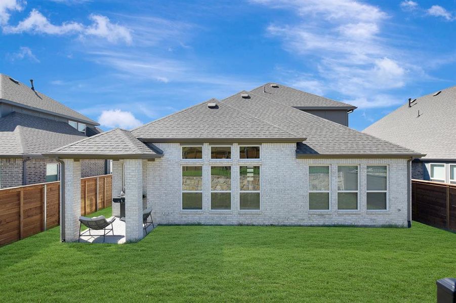Exterior details and patio area of a home in , Mesquite (Image 26). Exterior details and patio area of a home in , Mesquite (Image 26).