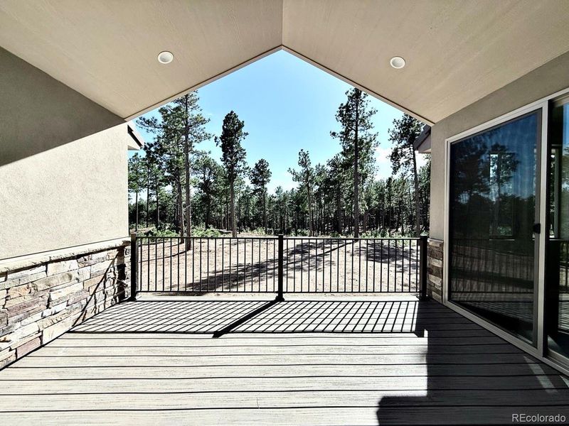 Exterior details and patio area of a home in , Colorado Springs (Image 14). Exterior details and patio area of a home in , Colorado Springs (Image 14).