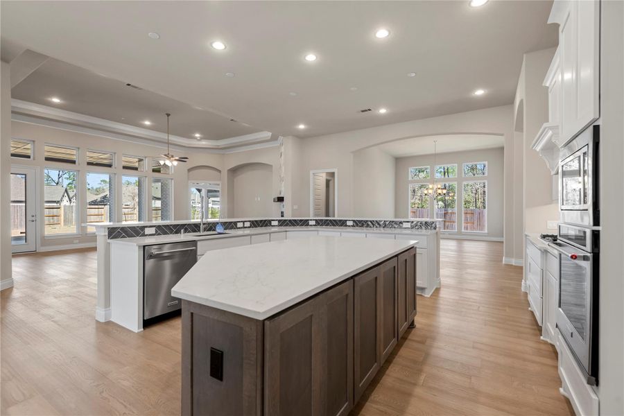 Furnished interior view inside a new home in , Conroe (Image 9). Furnished interior view inside a new home in , Conroe (Image 9).