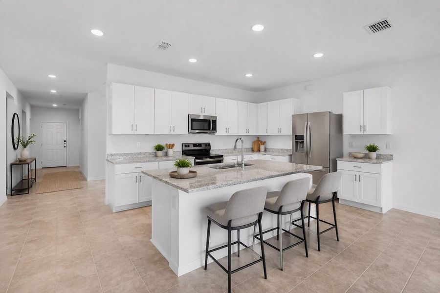 Representative furnished interior of a home built from the Sage by Taylor Morrison in Coopers Meadow, Jacksonville (Image 4).