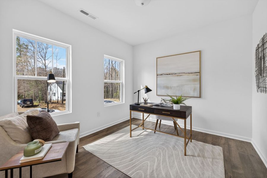 Furnished interior view inside a new home in Lake Royale, Louisburg (Image 14).