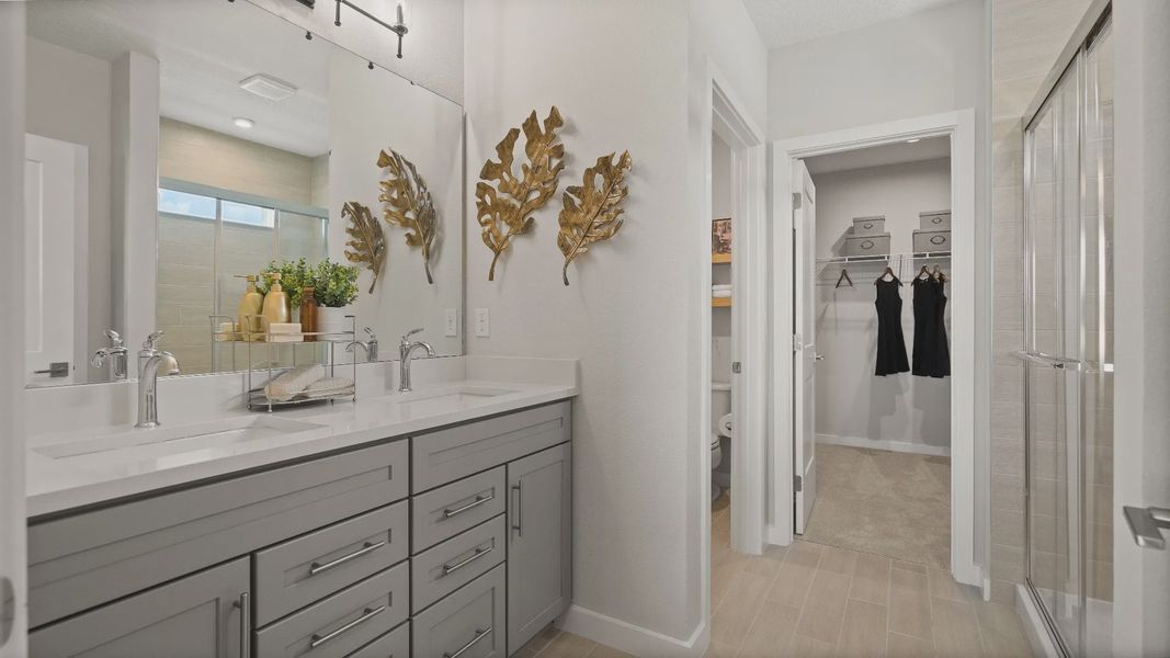 Furnished interior view inside a new home in Ardisia Park, New Smyrna Beach (Image 22).