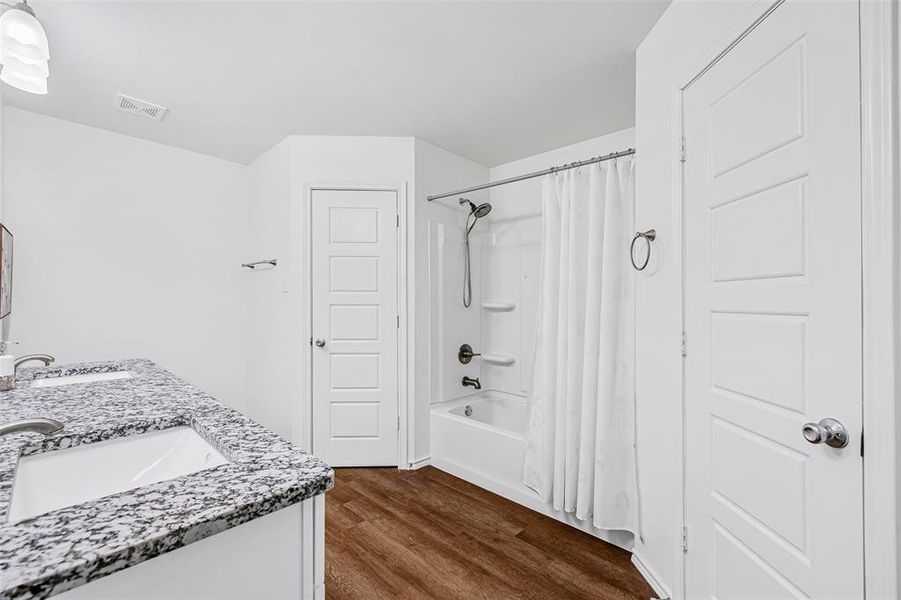 Furnished interior view inside a new home in , Granbury (Image 29).