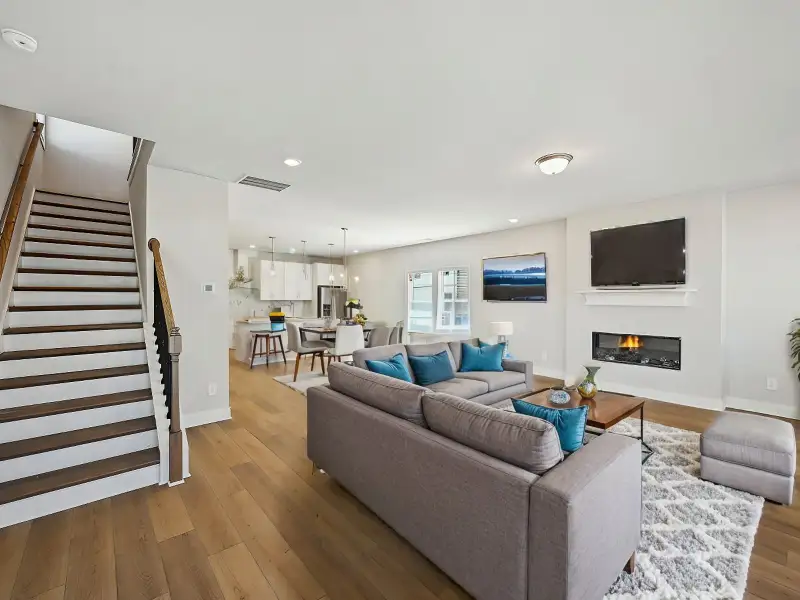 Furnished interior view inside a new home in Martin Springs - Cottage Series, Lawrenceville (Image 3).