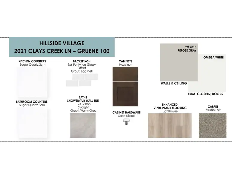 Sample of building materials used in homes in Hillside Village, Temple (Image 3). Sample of building materials used in homes in Hillside Village, Temple (Image 3).