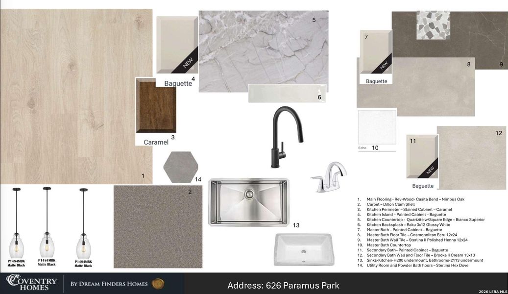 Sample of building materials used in homes in Buffalo Crossing, Cibolo (Image 6). Sample of building materials used in homes in Buffalo Crossing, Cibolo (Image 6).
