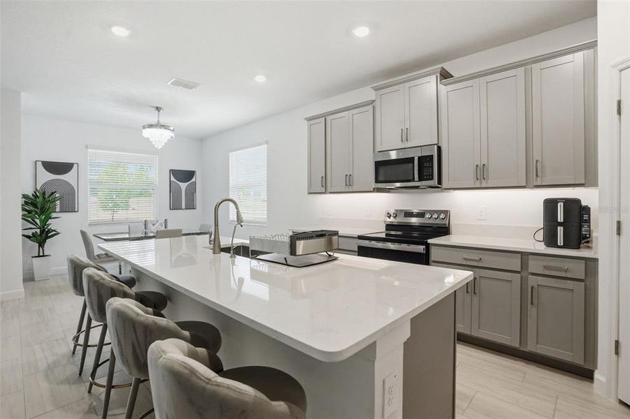 Furnished interior view inside a new home in Mirada Active Adult, San Antonio (Image 29).