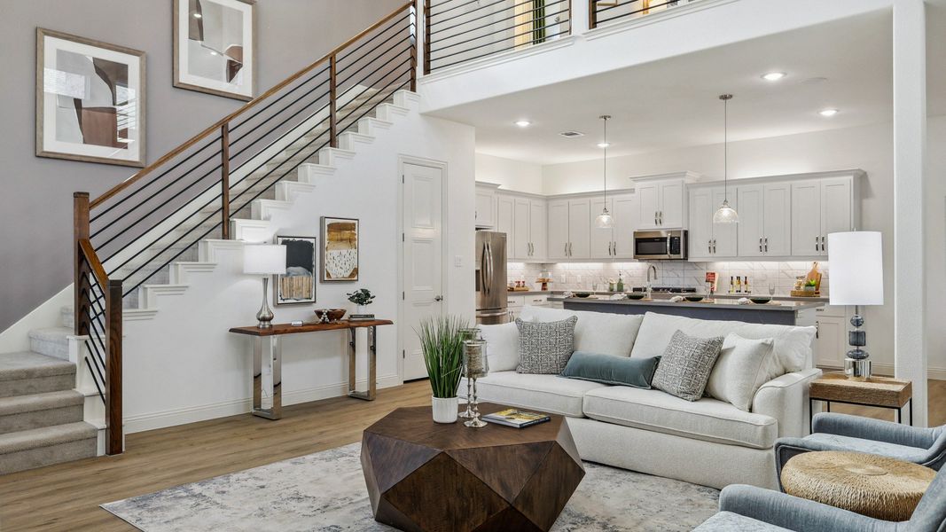 Furnished interior view inside a new home in Solterra Texas, Mesquite (Image 9).