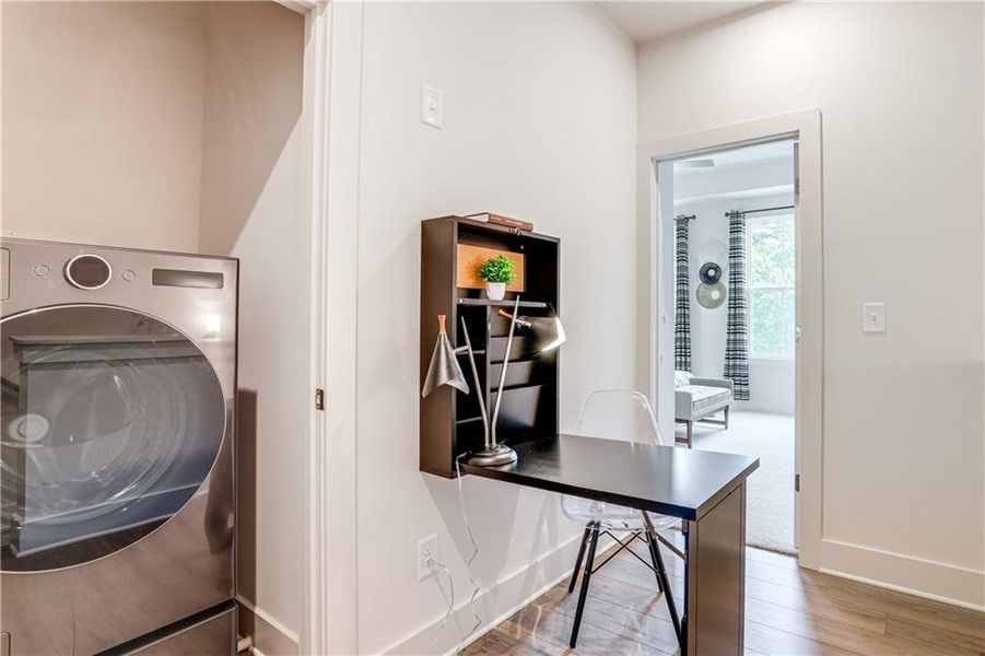 Furnished interior view inside a new home in , Atlanta (Image 19).