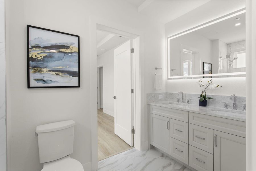 Furnished interior view inside a new home in , Tierra Verde (Image 8).