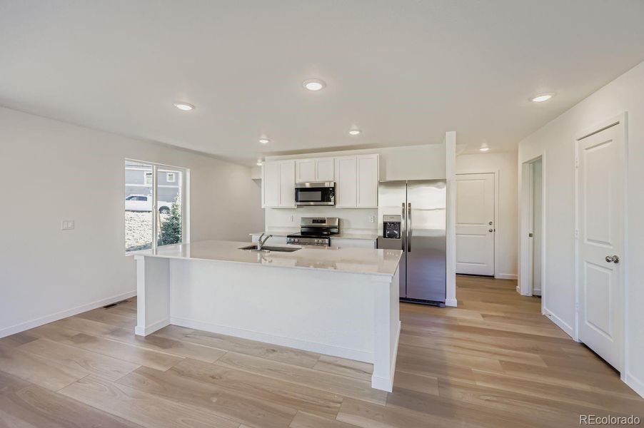 Furnished interior view inside a new home in Preserve at Mesa Creek, Colorado Springs (Image 4).