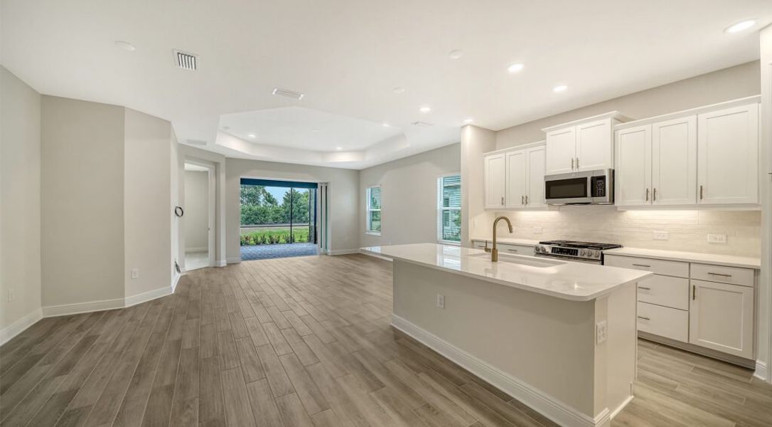 Furnished interior view inside a new home in Palm Grove, Lakewood Ranch (Image 4).