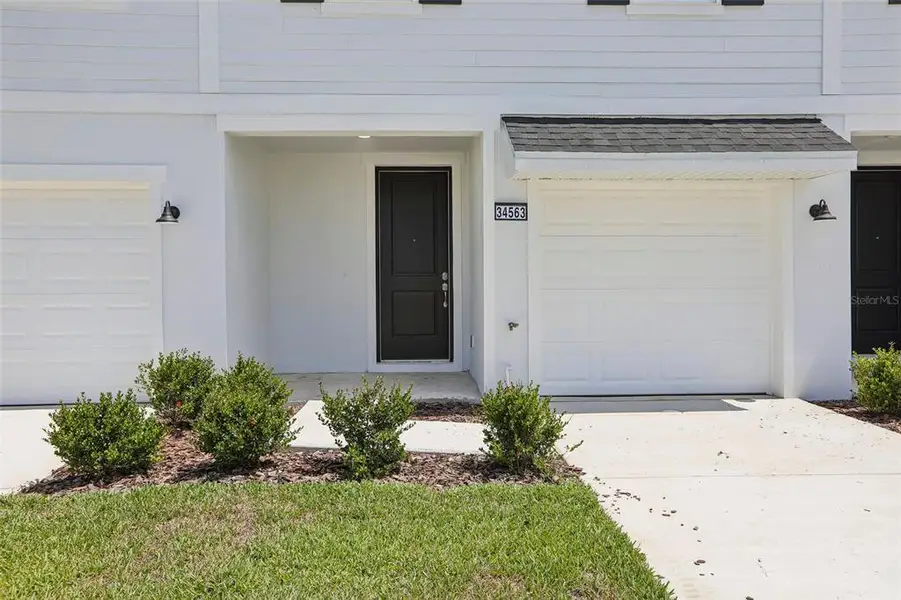 Exterior details and patio area of a home in Twin Oaks, Zephyrhills (Image 19).