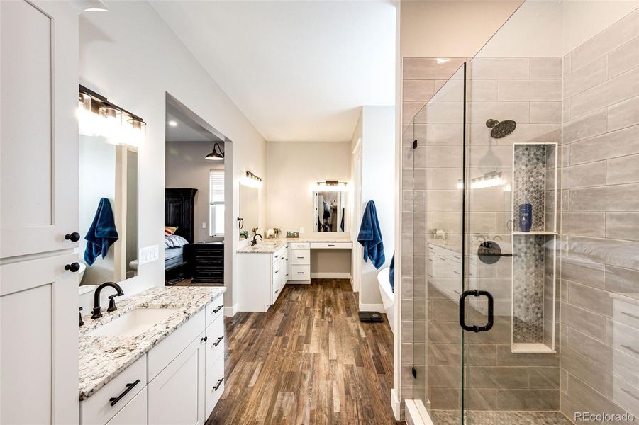 Furnished interior view inside a new home in , Peyton (Image 24).