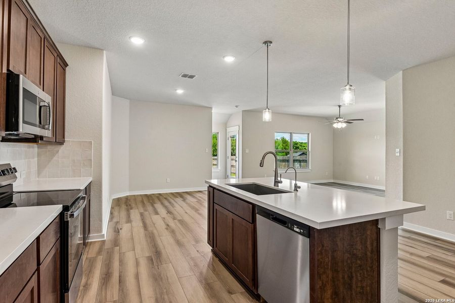 Furnished interior view inside a new home in Cloud Country, New Braunfels (Image 9).
