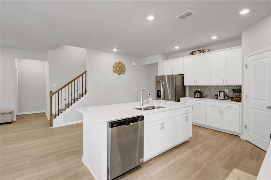 Furnished interior view inside a new home in , Canton (Image 6).