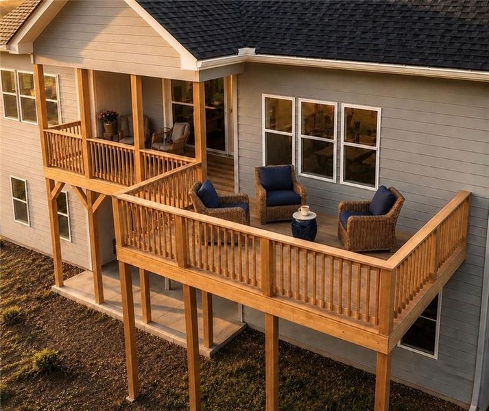 Exterior details and patio area of a home in , Waleska (Image 25). Exterior details and patio area of a home in , Waleska (Image 25).
