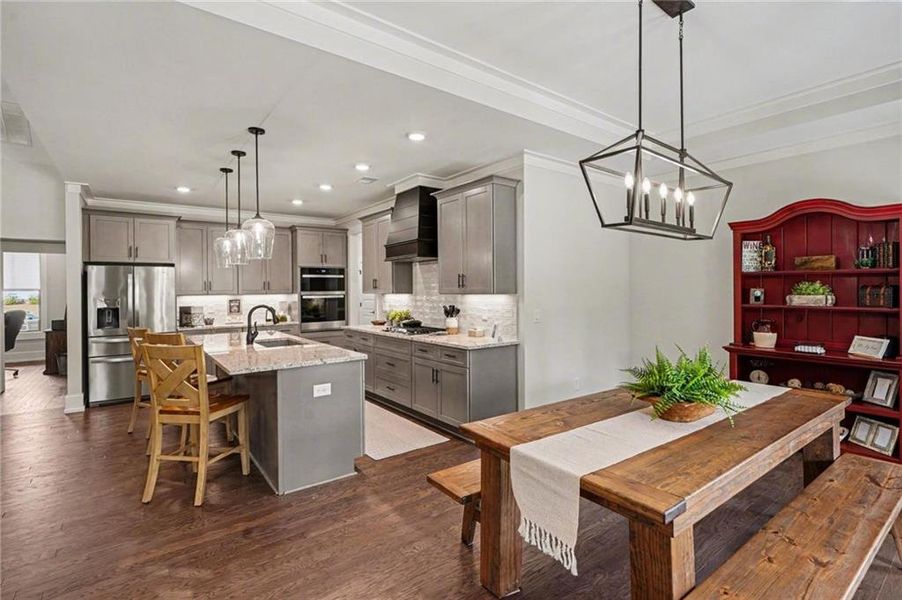 Furnished interior view inside a new home in , Williamson (Image 16).