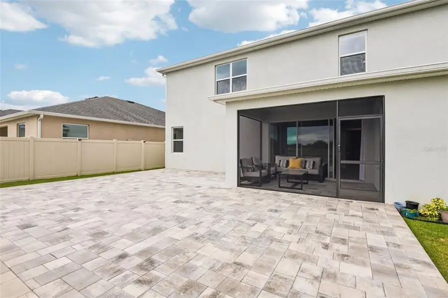 Exterior details and patio area of a home in , Wesley Chapel (Image 3). Exterior details and patio area of a home in , Wesley Chapel (Image 3).