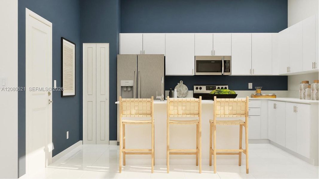 Furnished interior view inside a new home in Coral Landings, Miami (Image 5).
