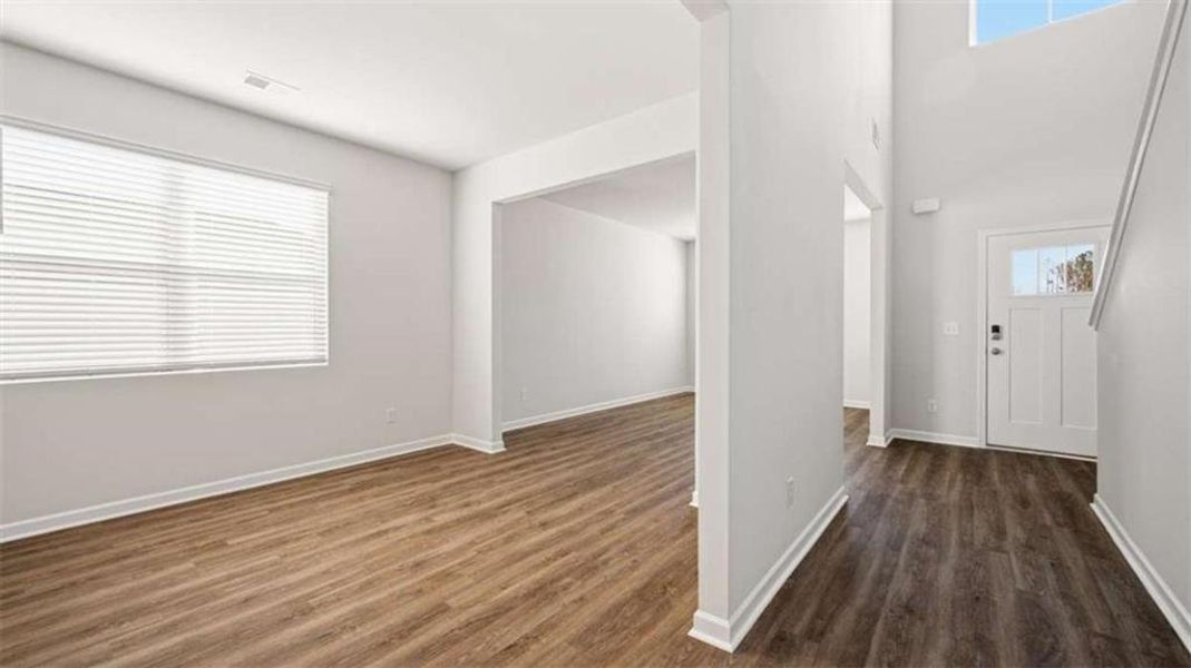 Spacious, unfurnished interior of a new home in Oakchase at Hampton, Hampton (Image 19).
