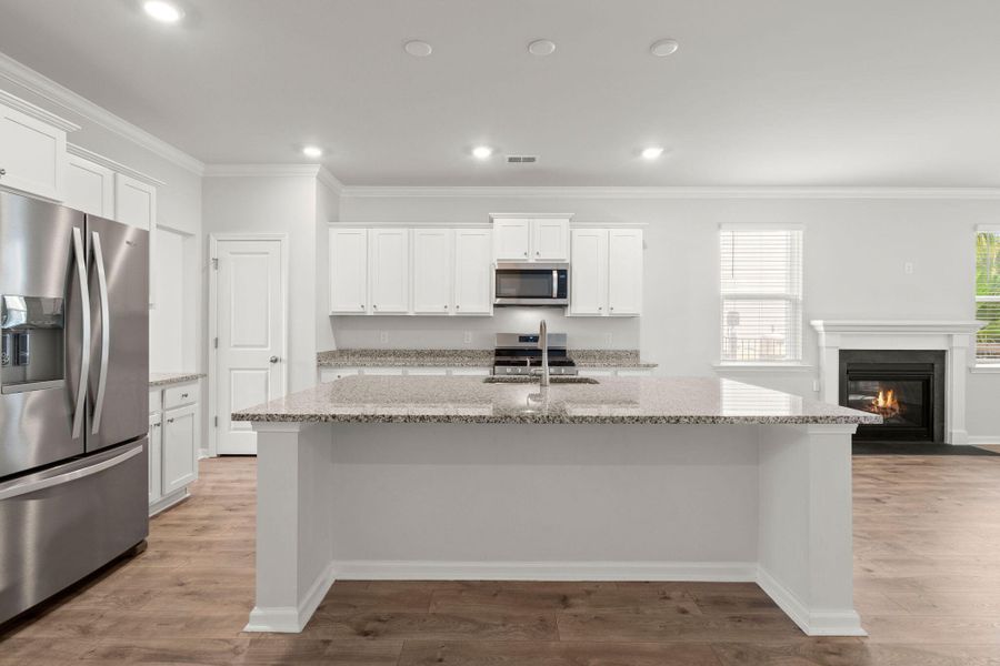 Furnished interior view inside a new home in The Ponds, Summerville (Image 10).