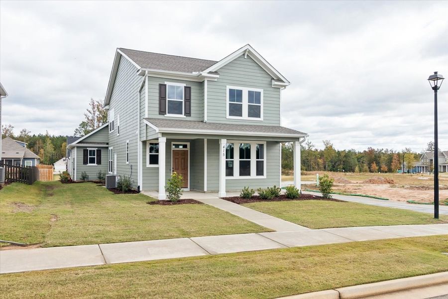 Front exterior of a new home in Tillery Park, Grovetown, GA, highlighting curb appeal (Image 17).