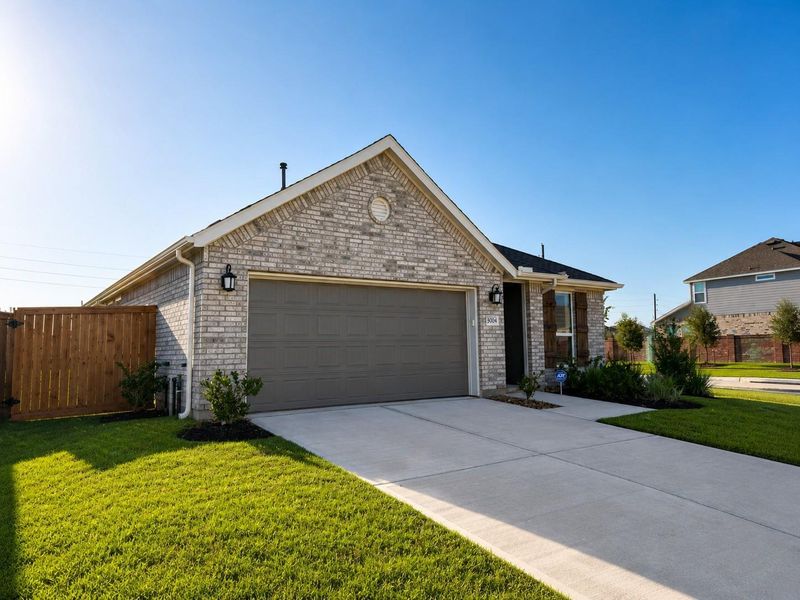 Front exterior of a new home in , Katy, TX, highlighting curb appeal (Image 22).