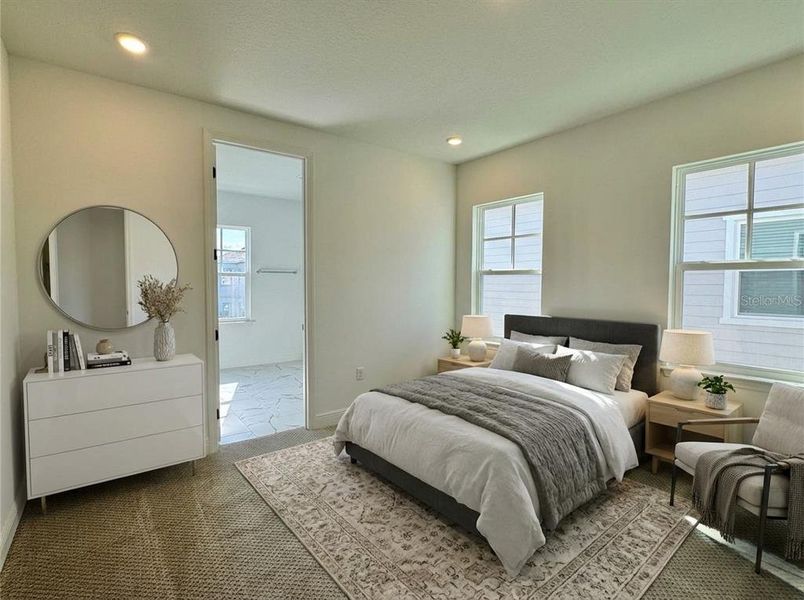 Furnished interior view inside a new home in , Orlando (Image 13).