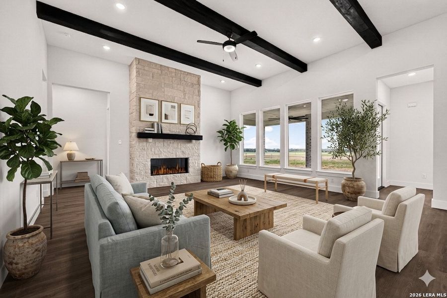 Furnished interior view inside a new home in , Castroville (Image 39).