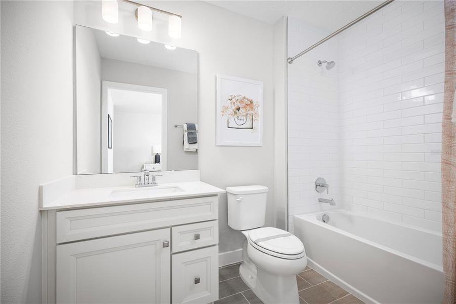 Furnished interior view inside a new home in The Palms at Venetian Bay, New Smyrna Beach (Image 15).