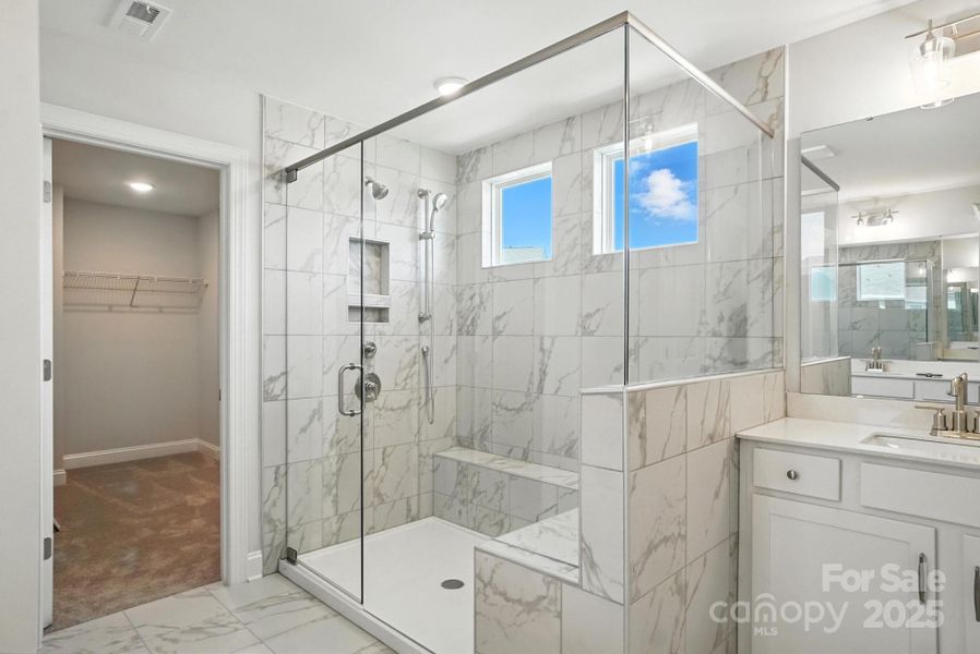 Furnished interior view inside a new home in Hampton Woods, Charlotte (Image 8).