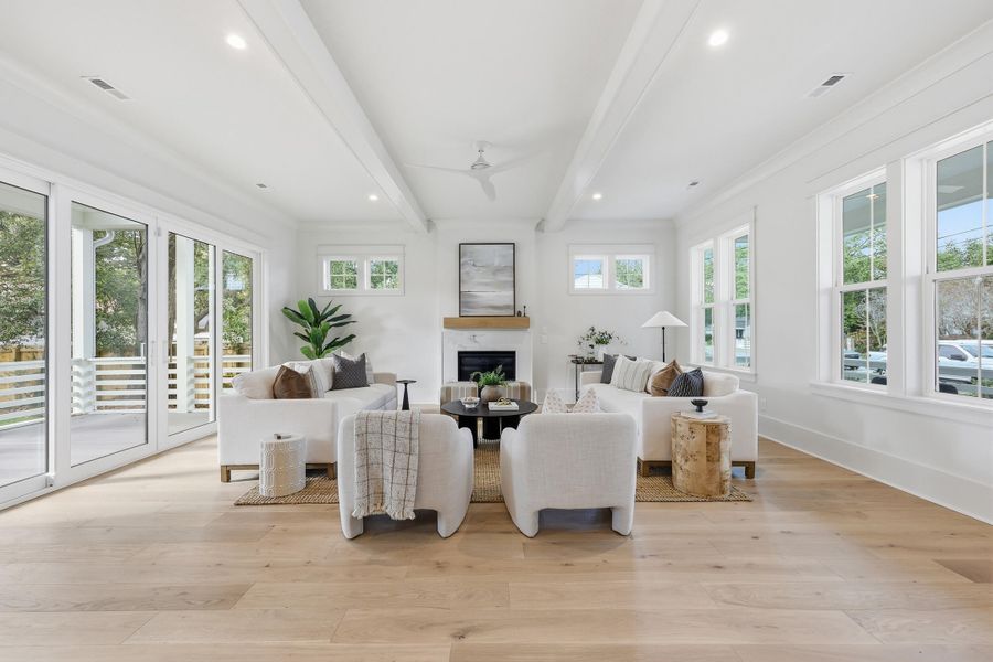 Furnished interior view inside a new home in , Mount Pleasant (Image 10).