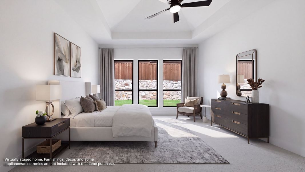 Furnished interior view inside a new home in Terraces, Rockwall (Image 8).