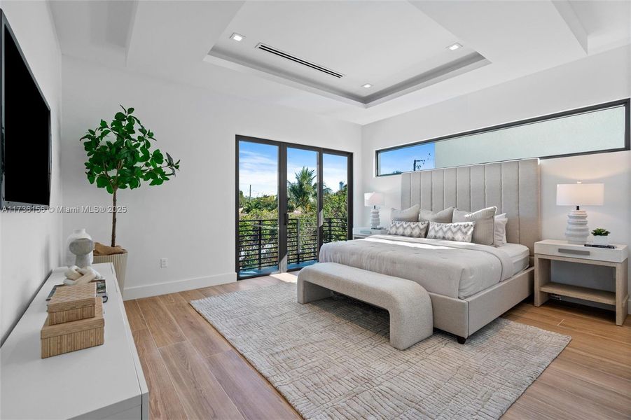 Furnished interior view inside a new home in , Miami (Image 12).